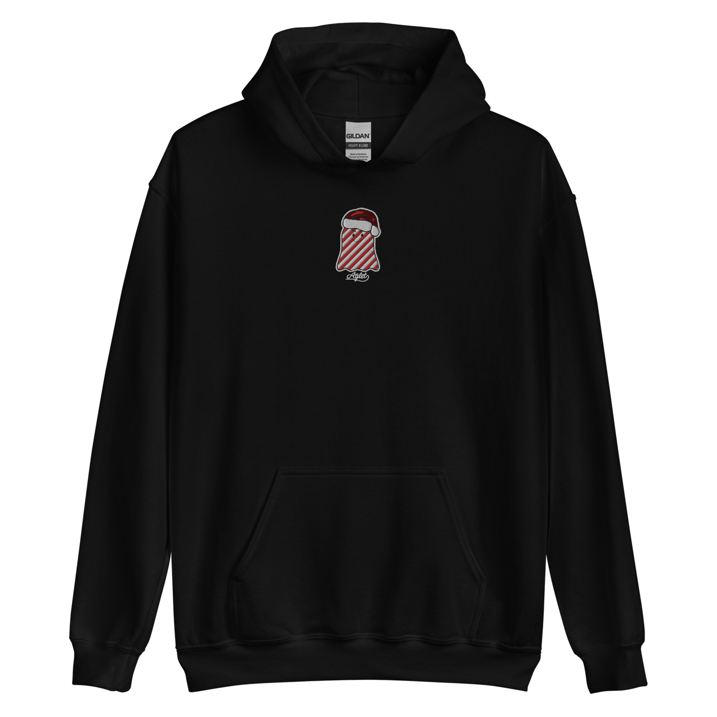 Christmas Ghost Embroidered Aglet Hoodie