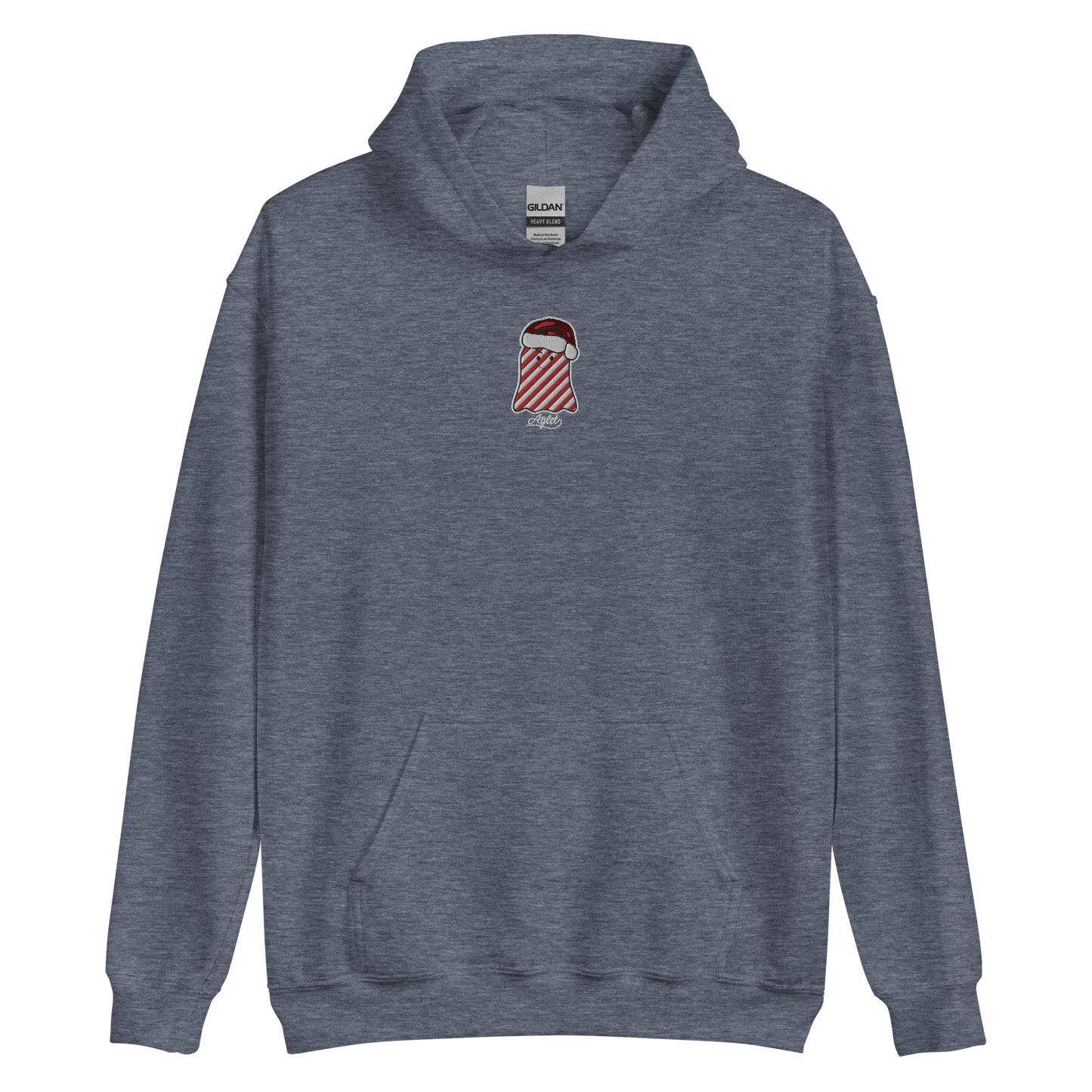 Christmas Ghost Embroidered Aglet Hoodie