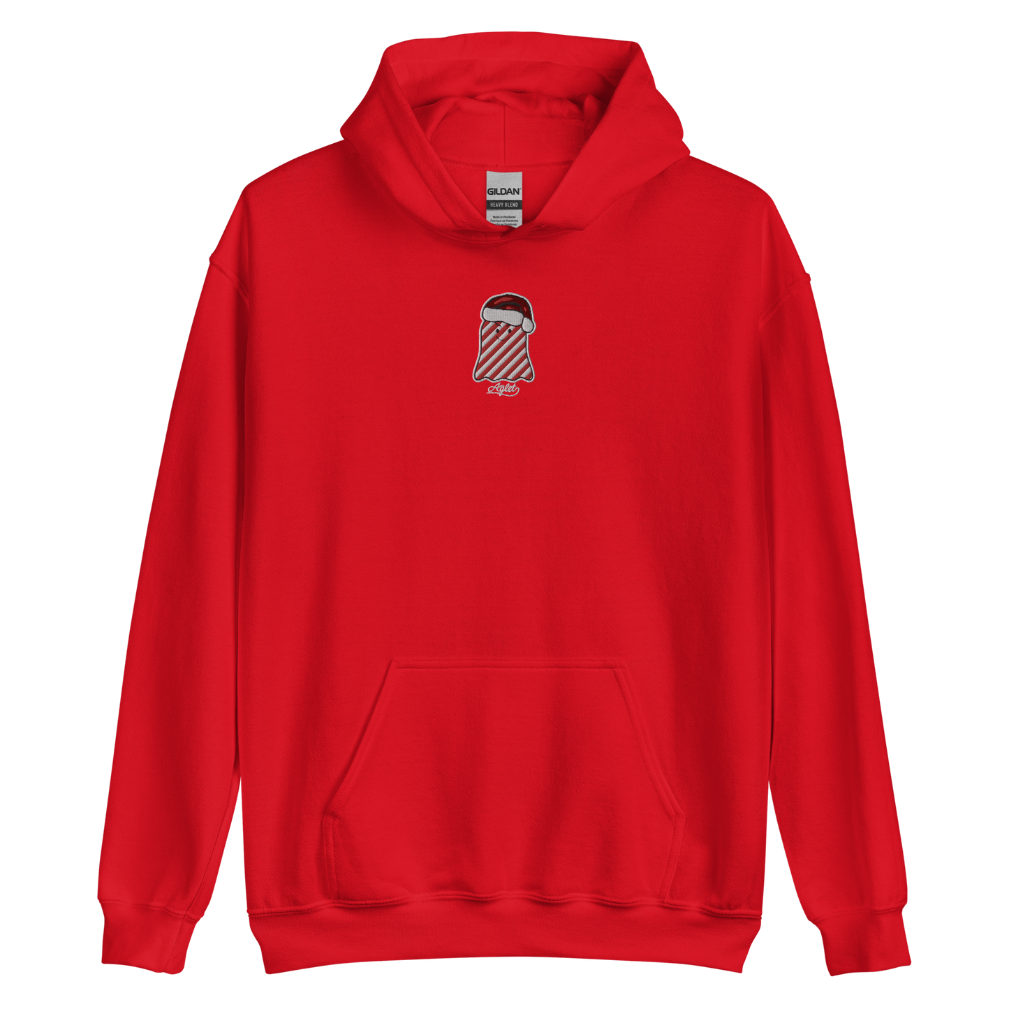 Christmas Ghost Embroidered Aglet Hoodie