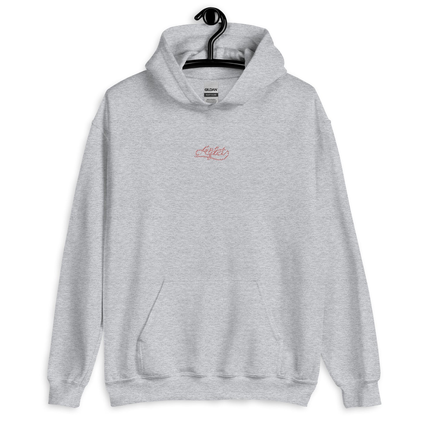 Candy Cane Aglet Embroidered Hoodie