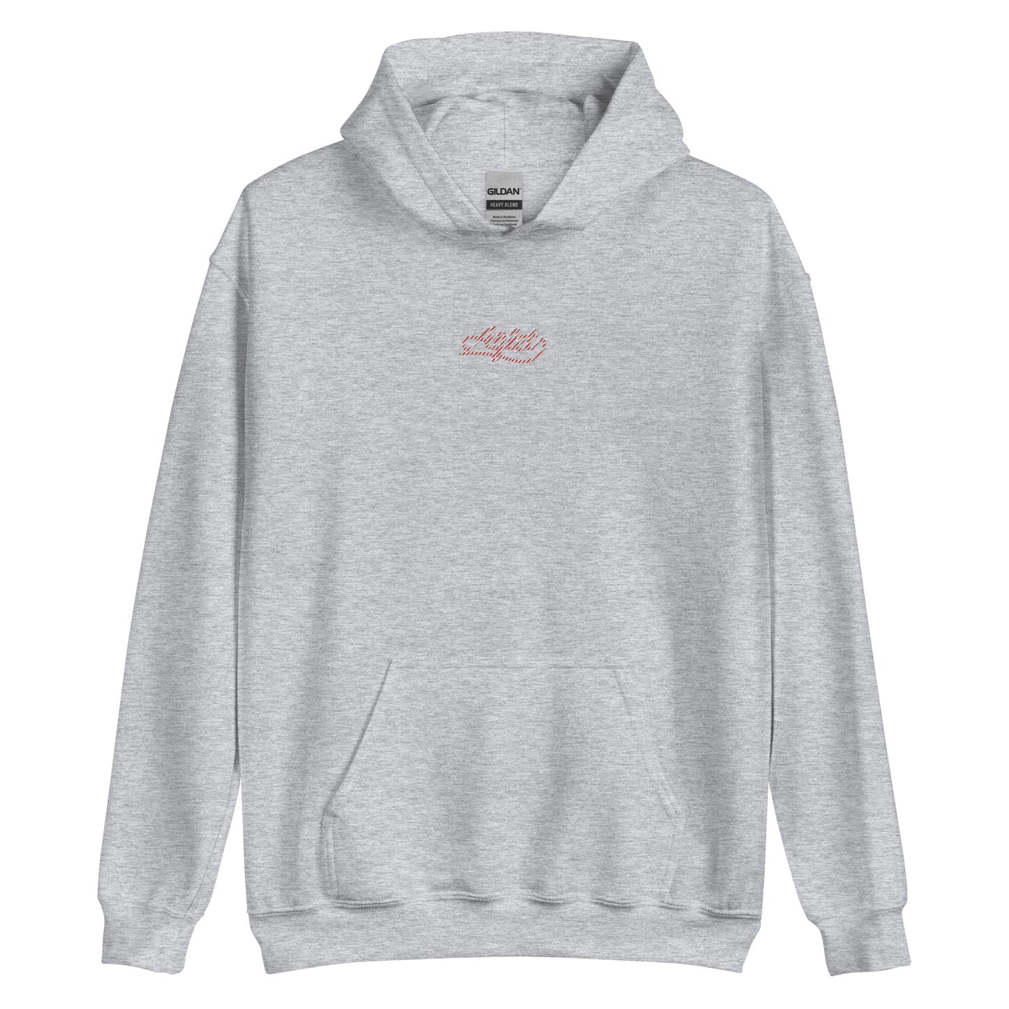 Candy Cane Aglet Embroidered Hoodie