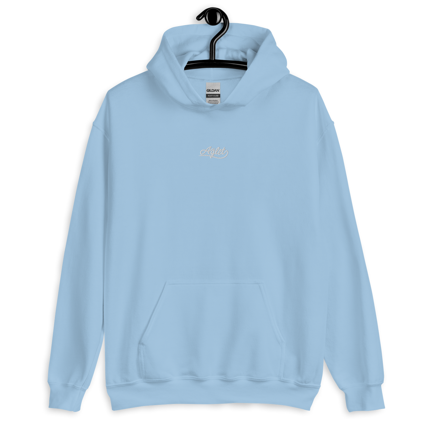 Basic Embroidered Aglet Hoodie