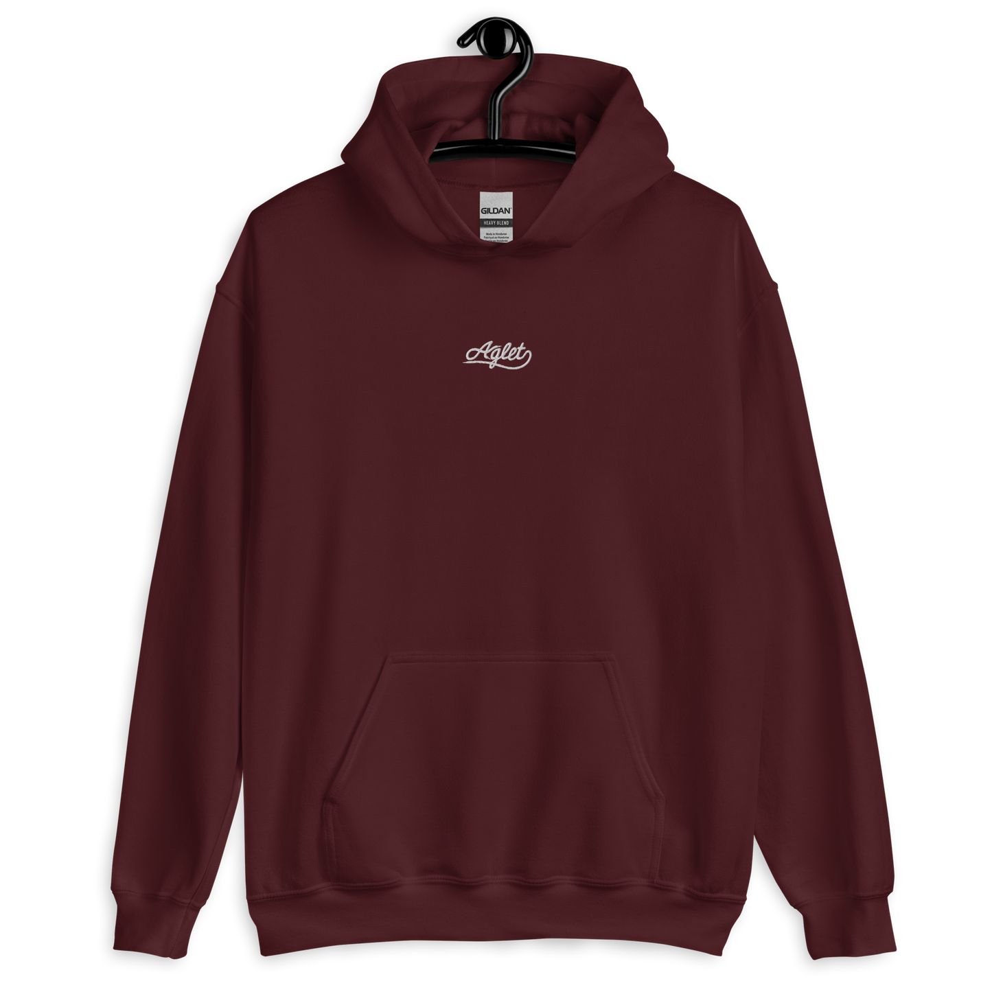 Basic Embroidered Aglet Hoodie