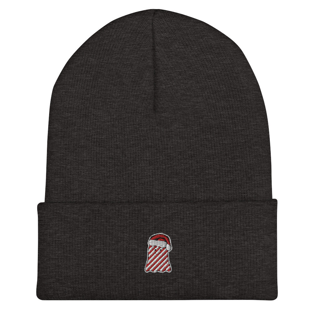 Christmas Ghost Embroidered Beanie view 4