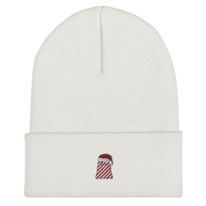 Christmas Ghost Embroidered Beanie