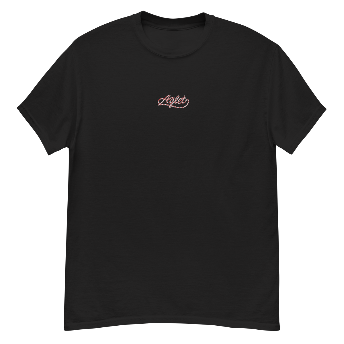 Candy Cane Aglet Embroidered Tee view 4