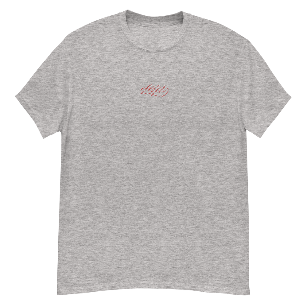 Candy Cane Aglet Embroidered Tee