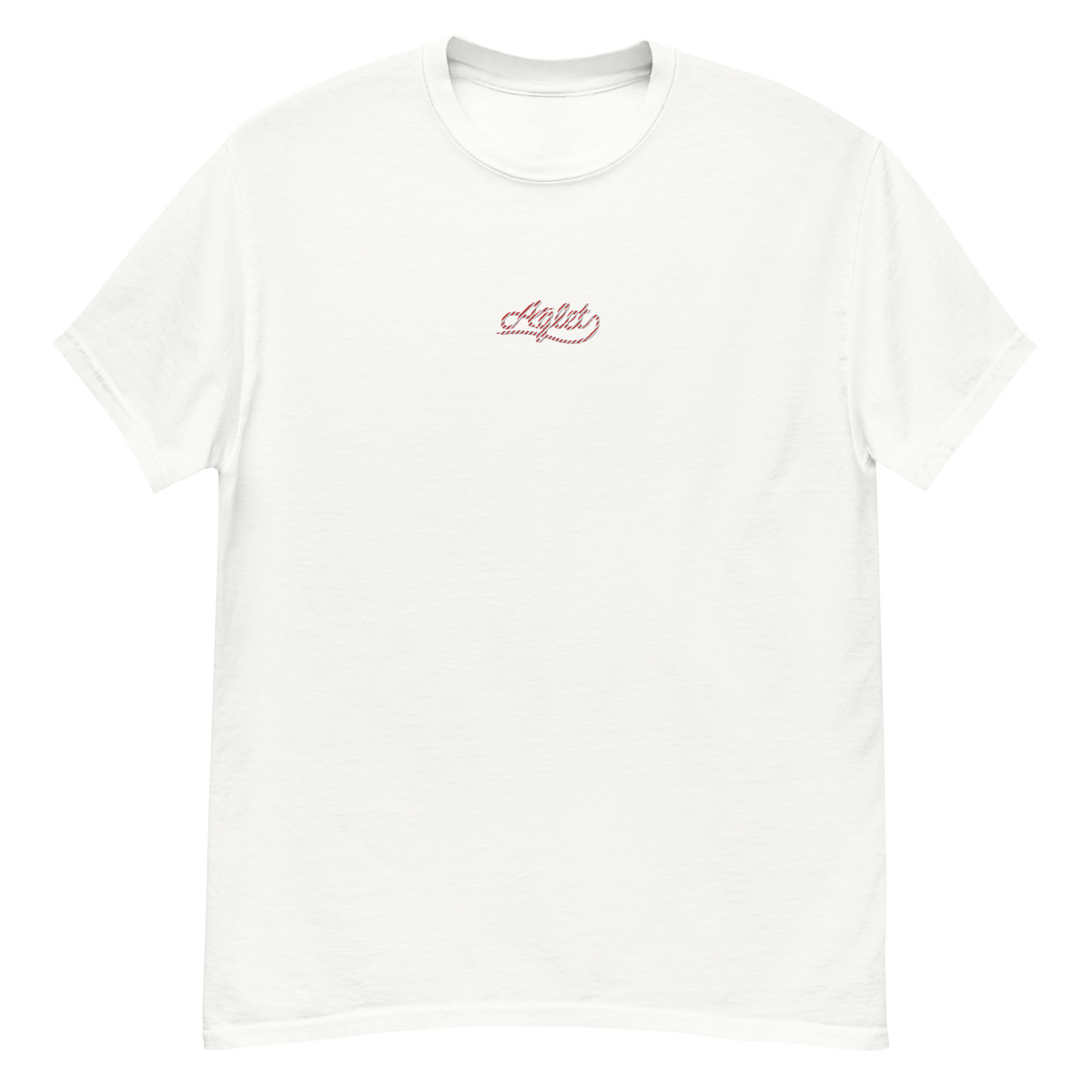 Candy Cane Aglet Embroidered Tee view 1