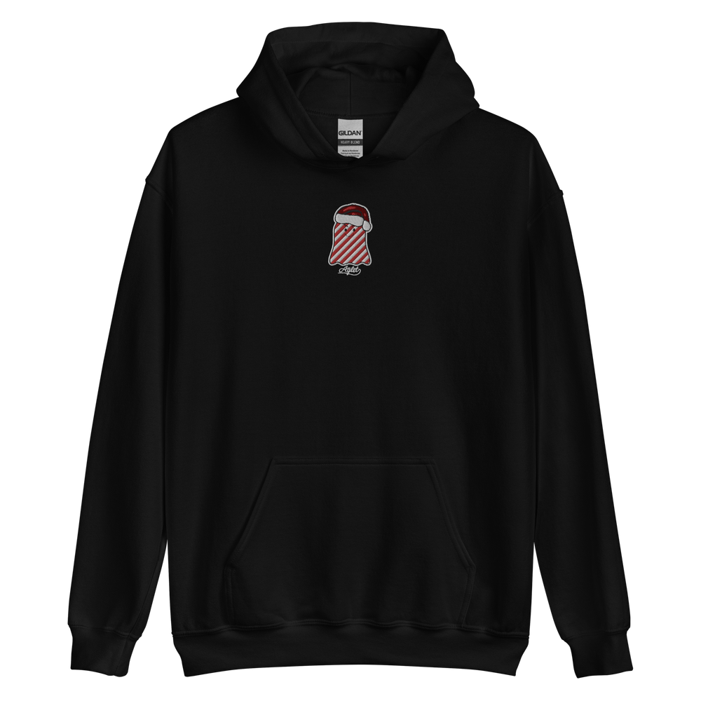 Christmas Ghost Embroidered Aglet Hoodie