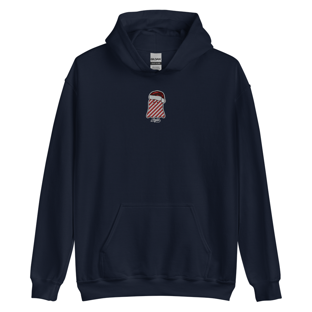 Christmas Ghost Embroidered Aglet Hoodie