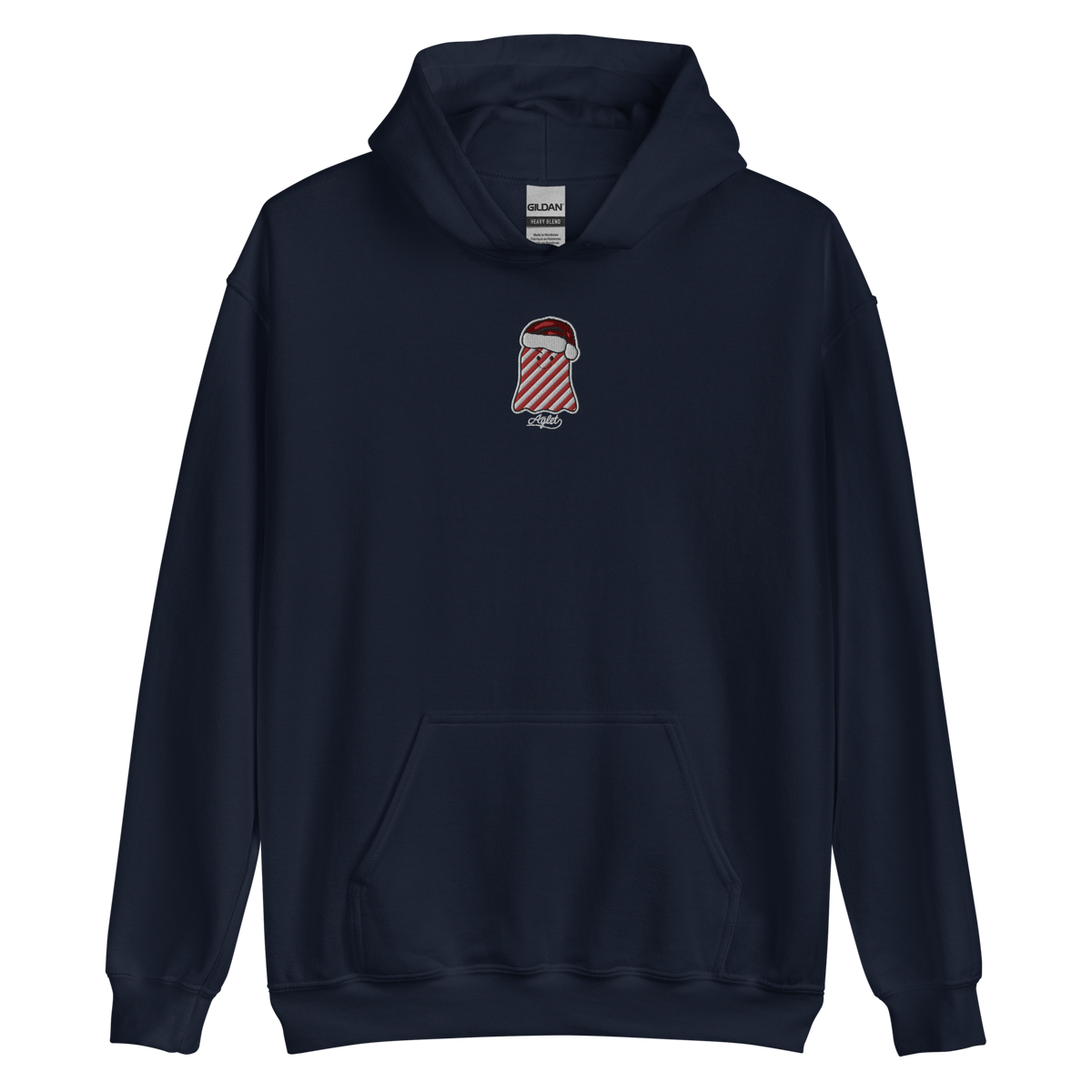 Christmas Ghost Embroidered Aglet Hoodie view 3