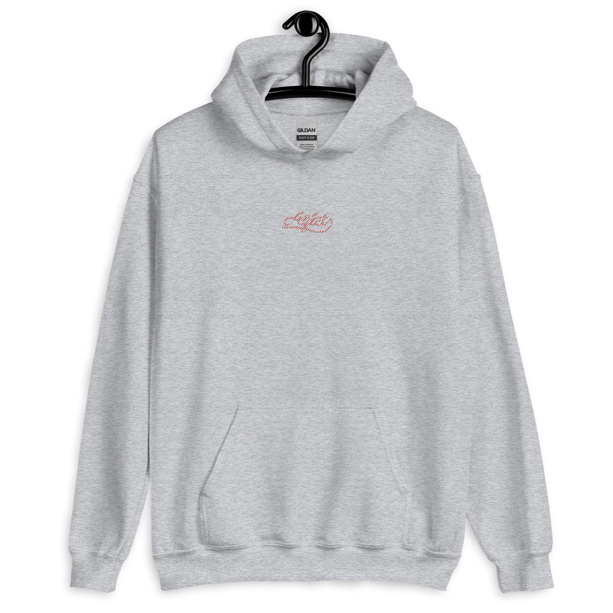 Candy Cane Aglet Embroidered Hoodie view 2