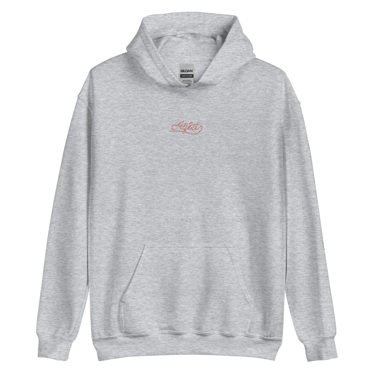 Candy Cane Aglet Embroidered Hoodie view 3