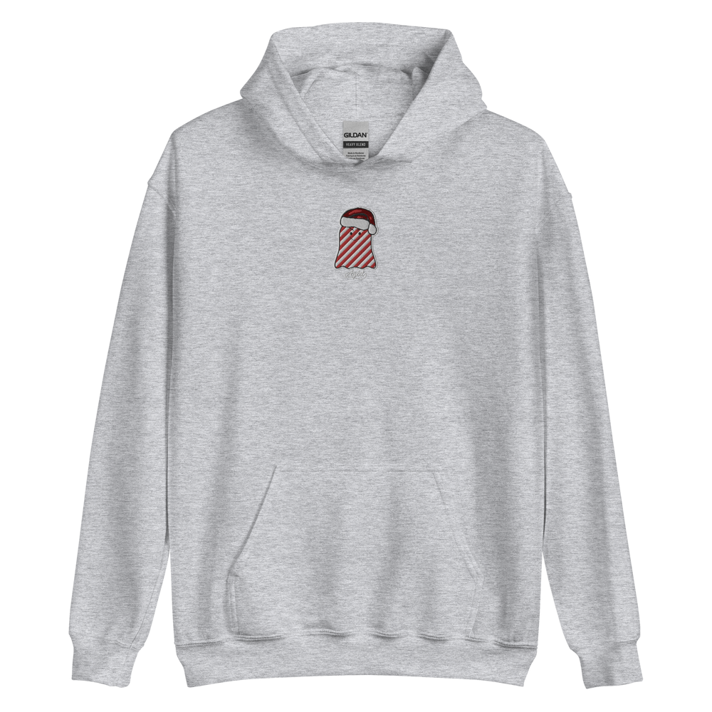 Christmas Ghost Embroidered Aglet Hoodie