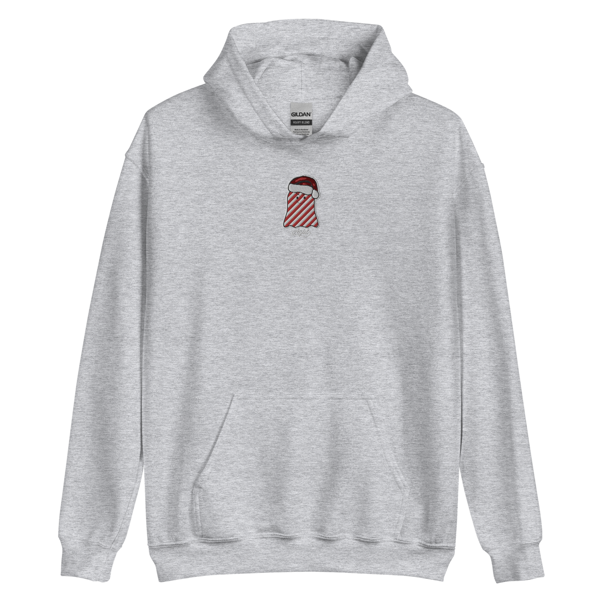 Christmas Ghost Embroidered Aglet Hoodie view 6