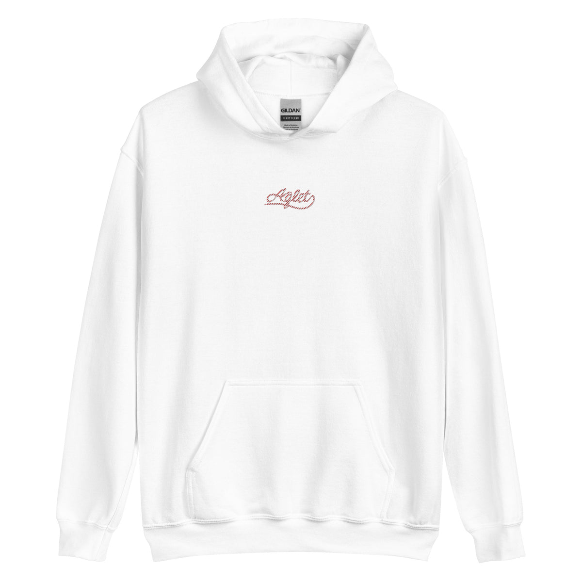 Candy Cane Aglet Embroidered Hoodie view 6