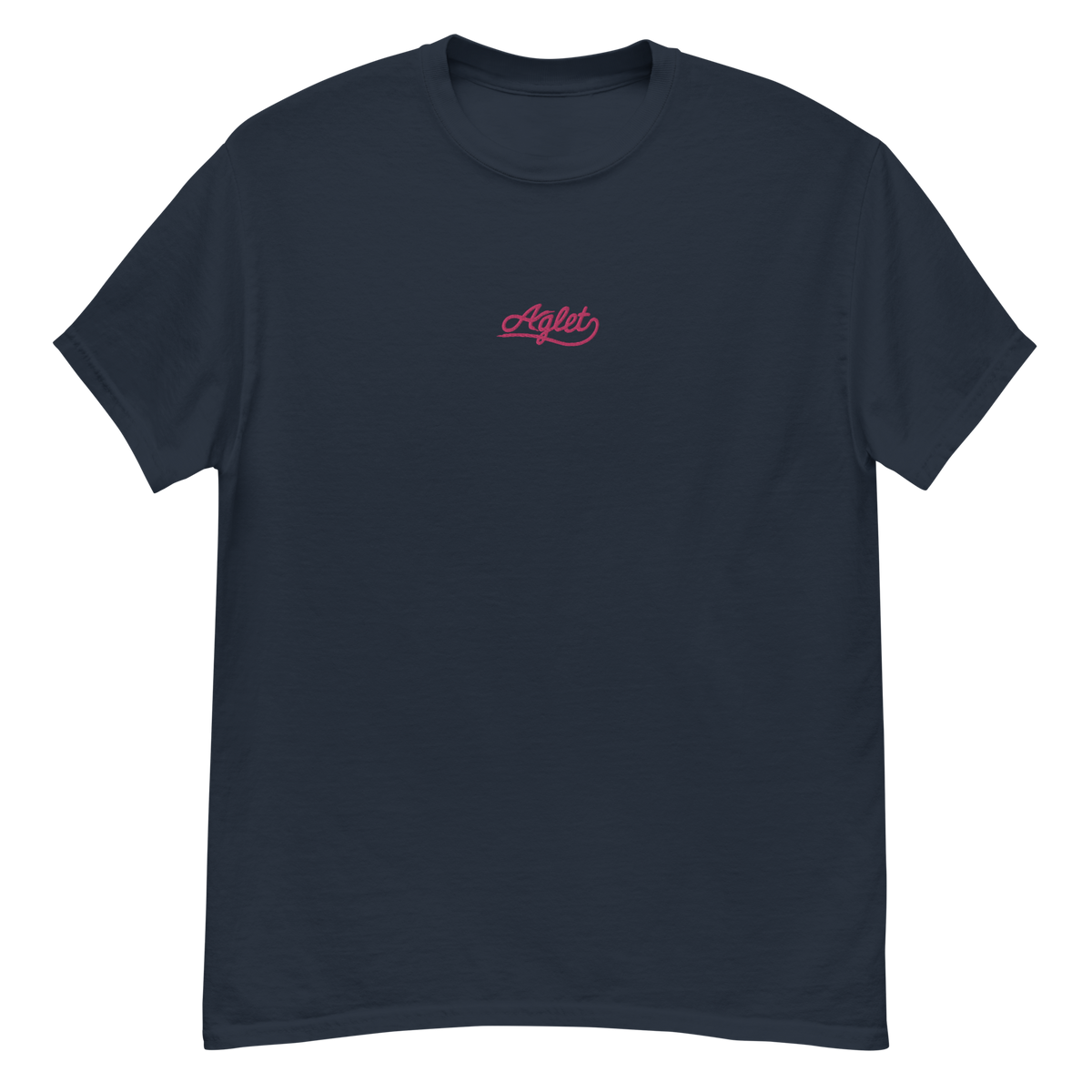 Embroidered Aglet T-Shirt (Pink Logo) view 3
