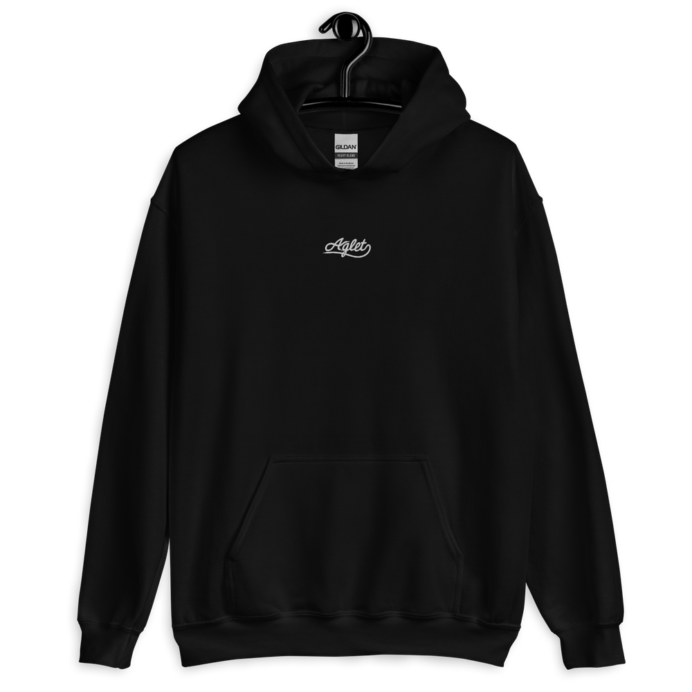 Basic Embroidered Aglet Hoodie