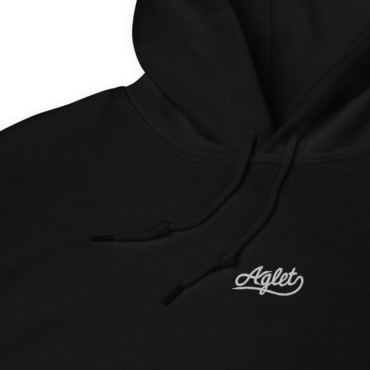 Basic Embroidered Aglet Hoodie view 2