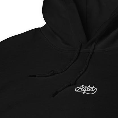 Basic Embroidered Aglet Hoodie