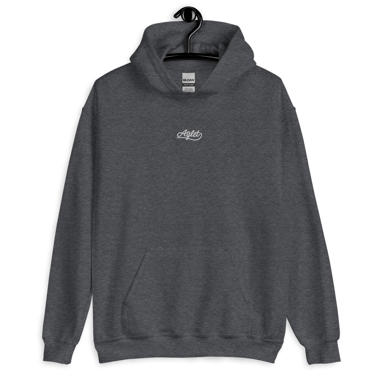 Basic Embroidered Aglet Hoodie view 6