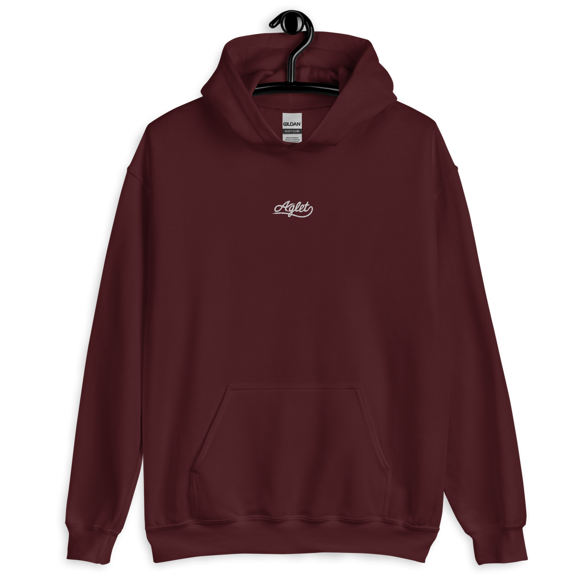 Basic Embroidered Aglet Hoodie view 4