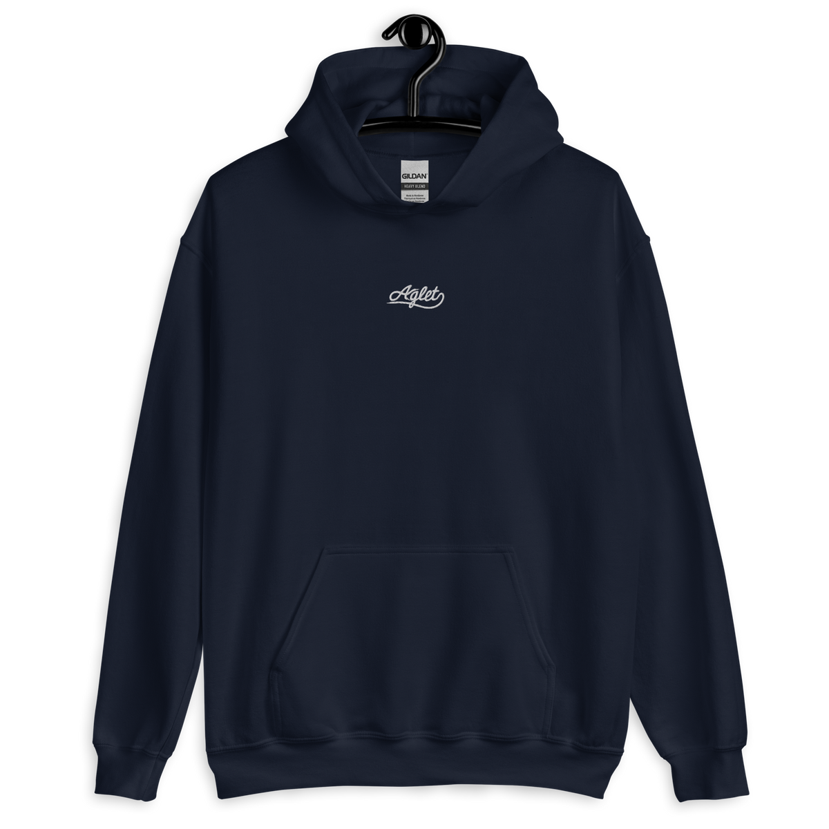 Basic Embroidered Aglet Hoodie view 3